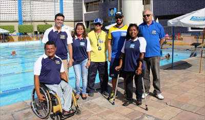 Natao - AABB Estreia Equipe Paraolmpica