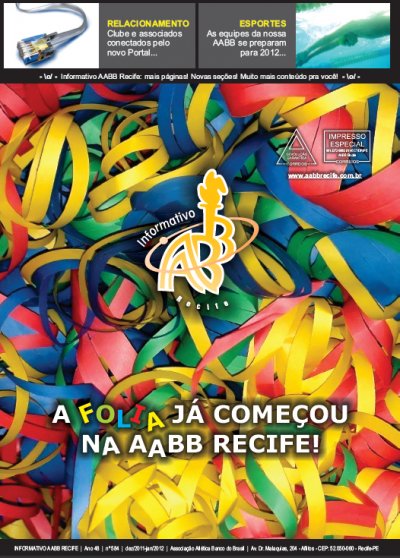 Informativo AABB Recife: dez-2011 / jan-2012